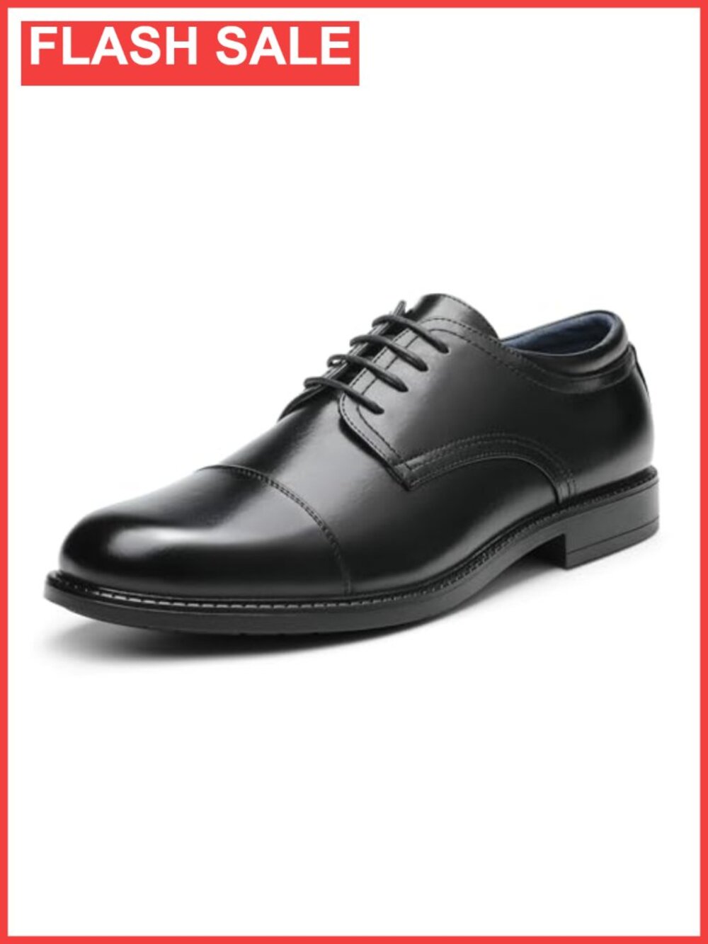 Men's Cap Toe Derby Dress Oxford Lace Up Formal Shoes